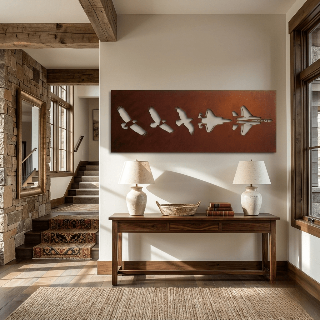 The Evolution of Flight - Metal Wall Art - Oxide - Anthem Classic