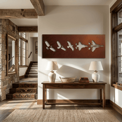 The Evolution of Flight - Metal Wall Art - Oxide - Anthem Classic