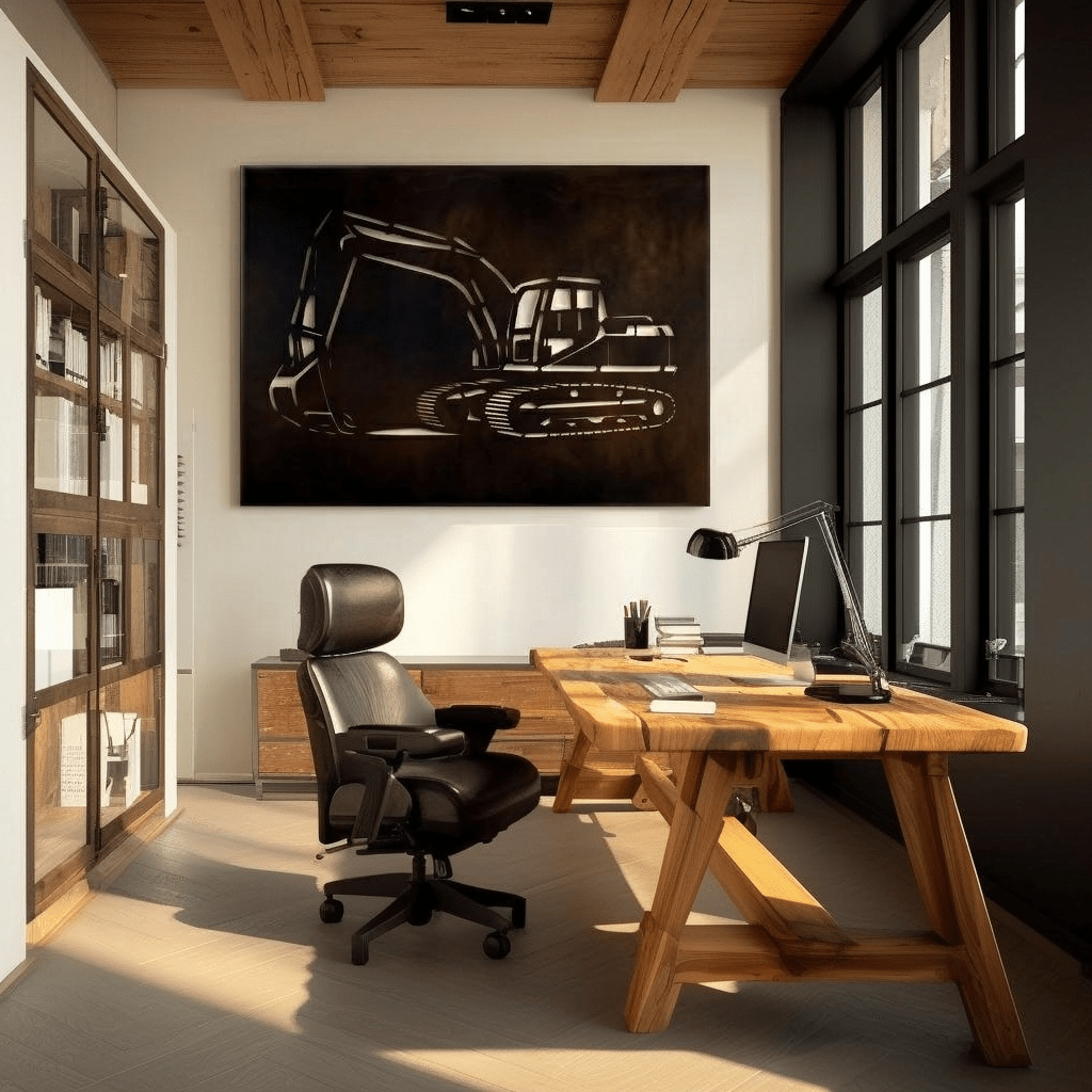 The Excavator - Metal Wall Art - Anthem Classic