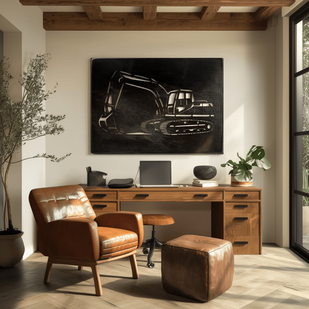 The Excavator - Metal Wall Art - Anthem Classic