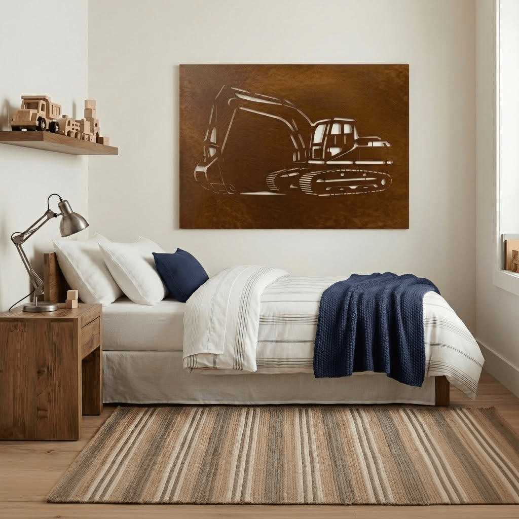 The Excavator - Metal Wall Art - Anthem Classic
