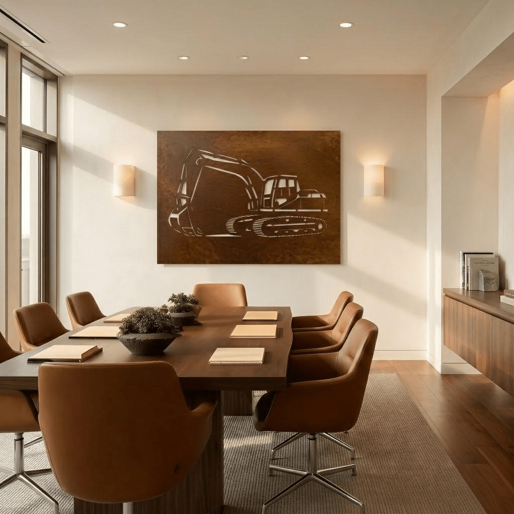 The Excavator - Metal Wall Art - Anthem Classic