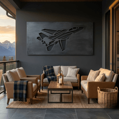 The F - 14 Tomcat - Metal Wall Art - Forge - Anthem Classic
