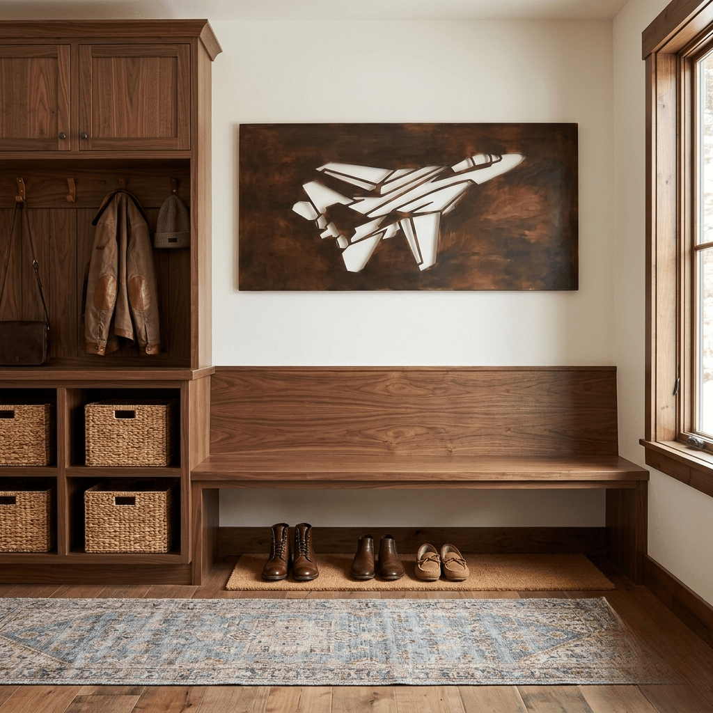 The F - 14 Tomcat - Metal Wall Art - Umber - Anthem Classic
