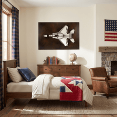 The F22 Raptor - Metal Wall Art - Umber - Anthem Classic