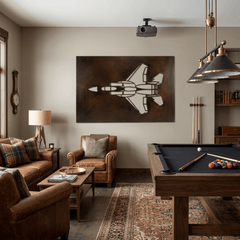 The F22 Raptor - Metal Wall Art - Umber - Anthem Classic