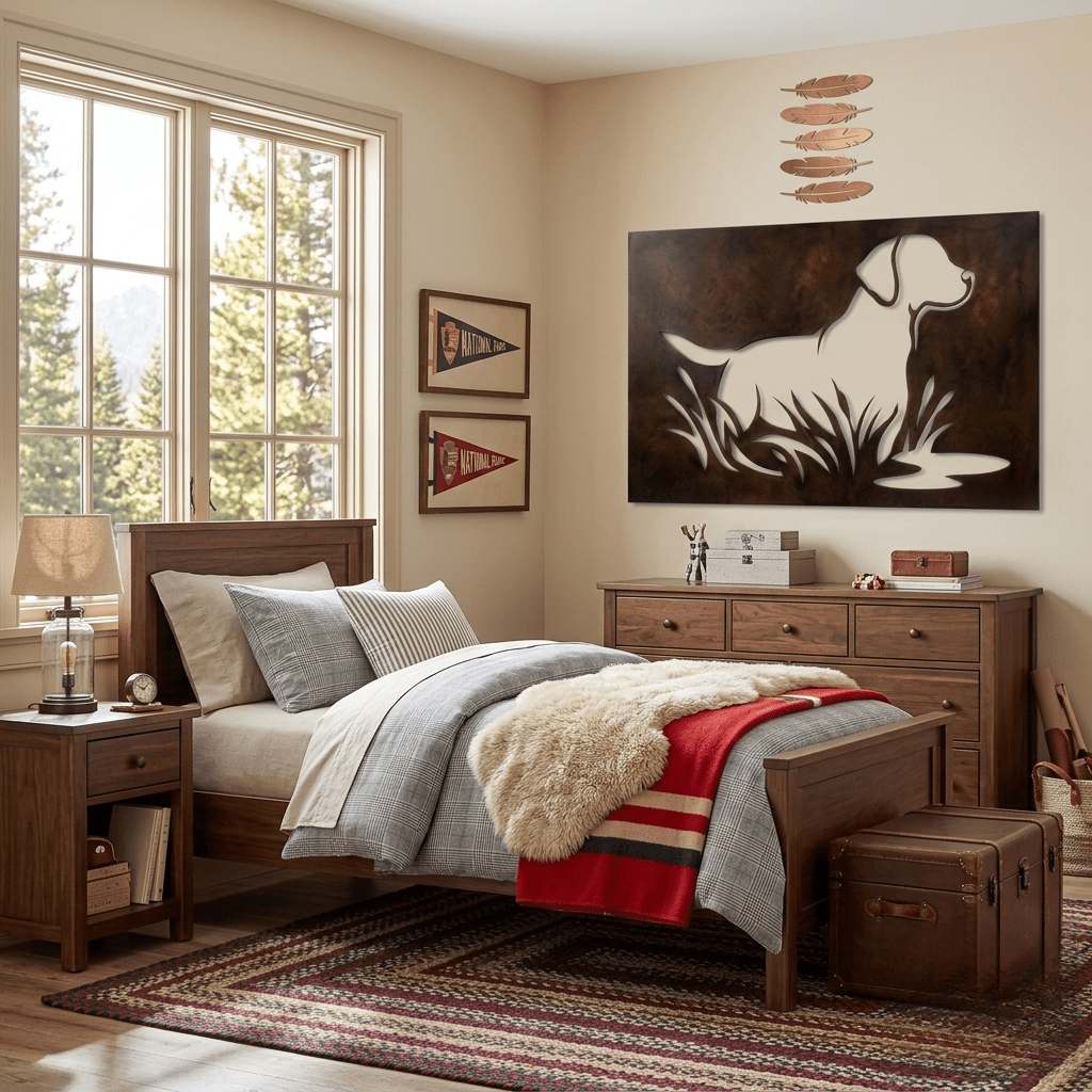 The Fetch - Metal Wall Art - Umber - Anthem Classic