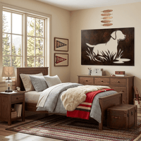 The Fetch - Metal Wall Art - Umber