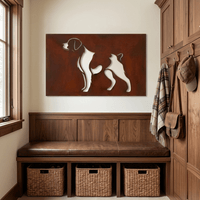 The Fieldmark - Metal Wall Art - Oxide