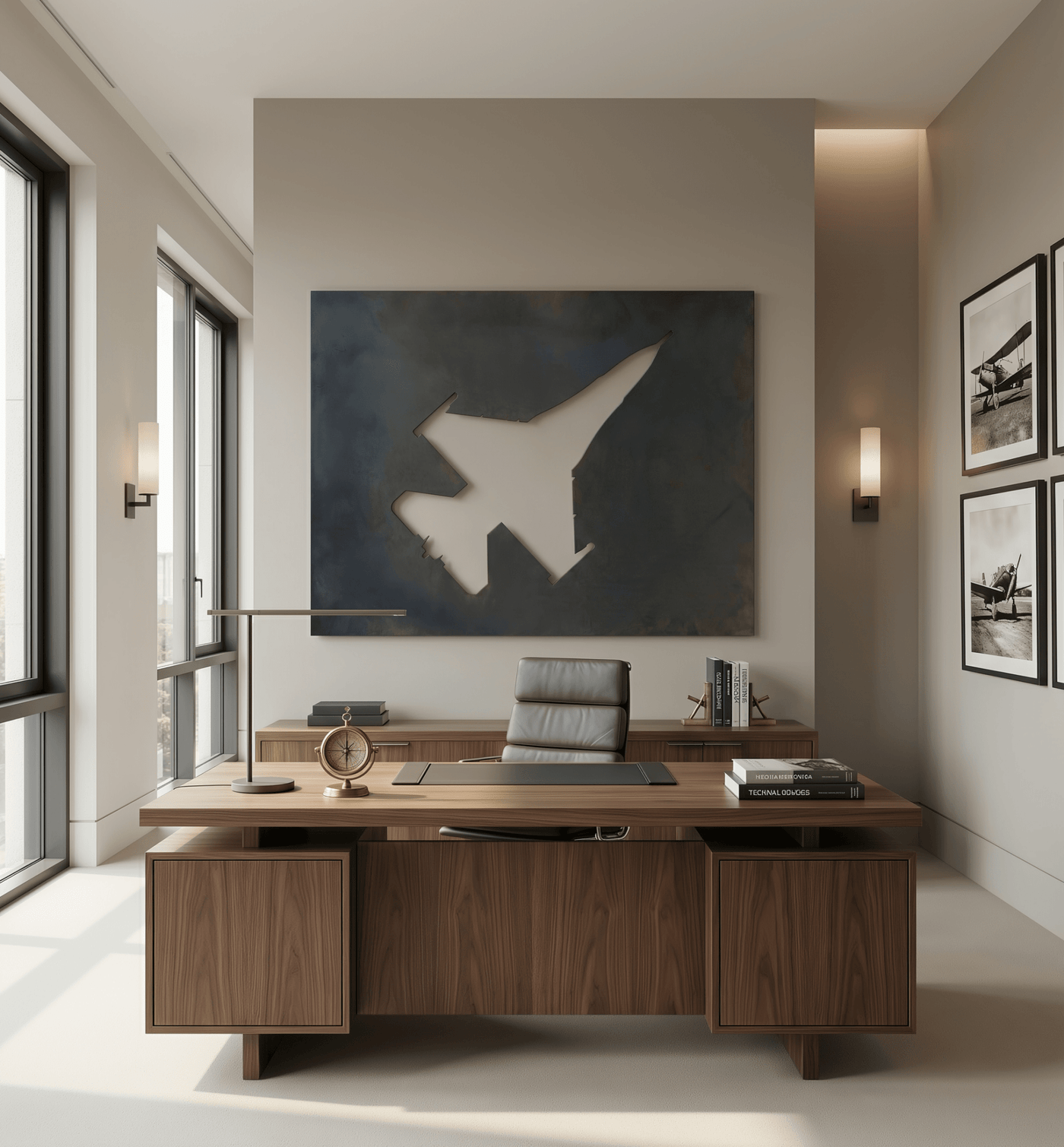 The Fighter Jet - Metal Wall Art - Anthem Classic