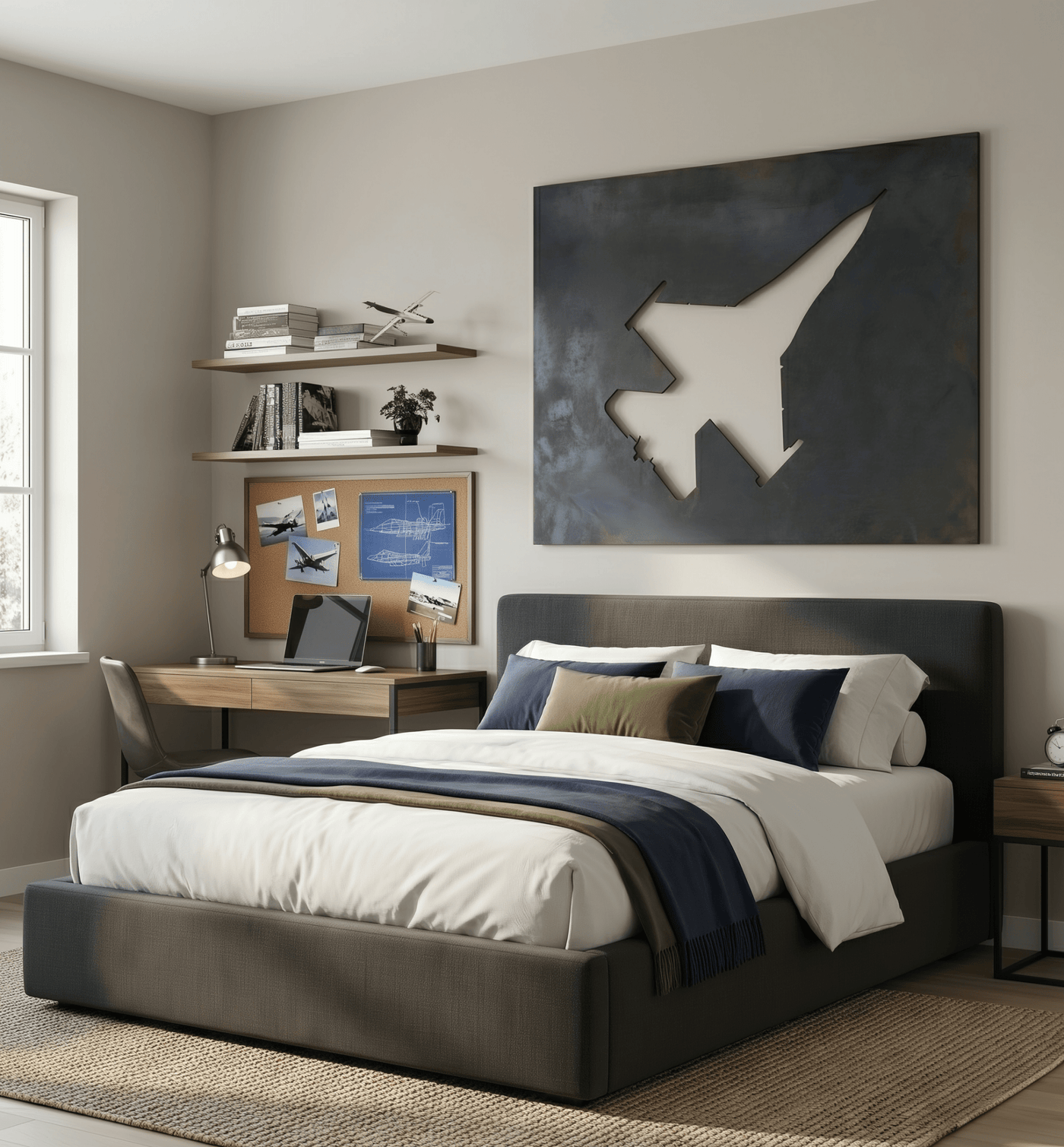 The Fighter Jet - Metal Wall Art - Anthem Classic