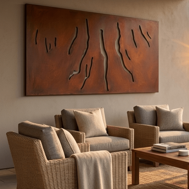 The Finger Lakes - Metal Wall Art - Oxide - Anthem Classic