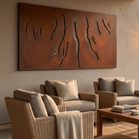 The Finger Lakes - Metal Wall Art - Oxide
