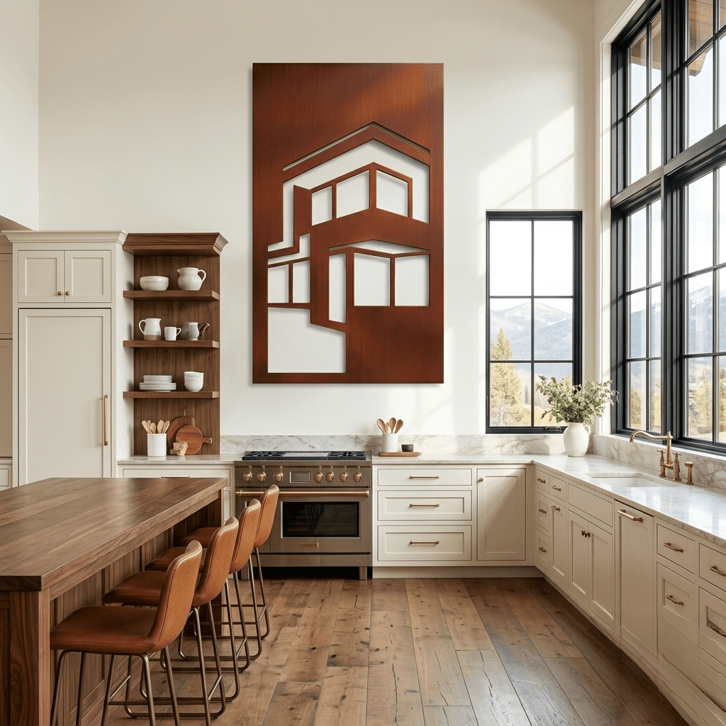 The Flat - Metal Wall Art - Oxide - Anthem Classic