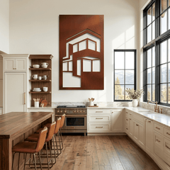 The Flat - Metal Wall Art - Oxide - Anthem Classic