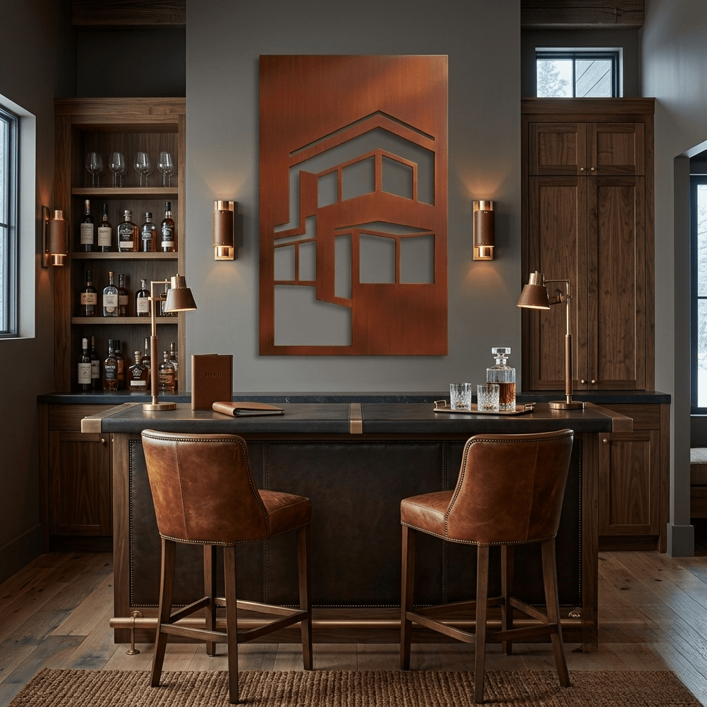 The Flat - Metal Wall Art - Oxide - Anthem Classic
