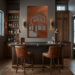The Flat - Metal Wall Art - Oxide - Anthem Classic