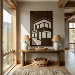 The Flat - Metal Wall Art - Umber - Anthem Classic