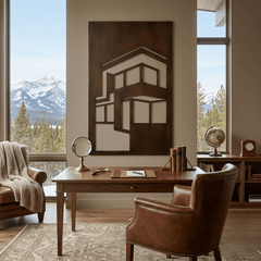 The Flat - Metal Wall Art - Umber - Anthem Classic