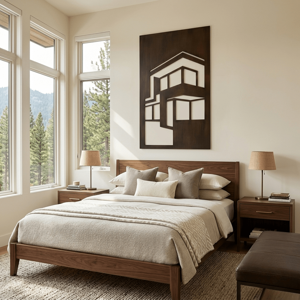 The Flat - Metal Wall Art - Umber - Anthem Classic