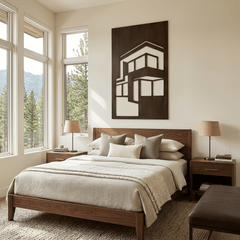 The Flat - Metal Wall Art - Umber - Anthem Classic