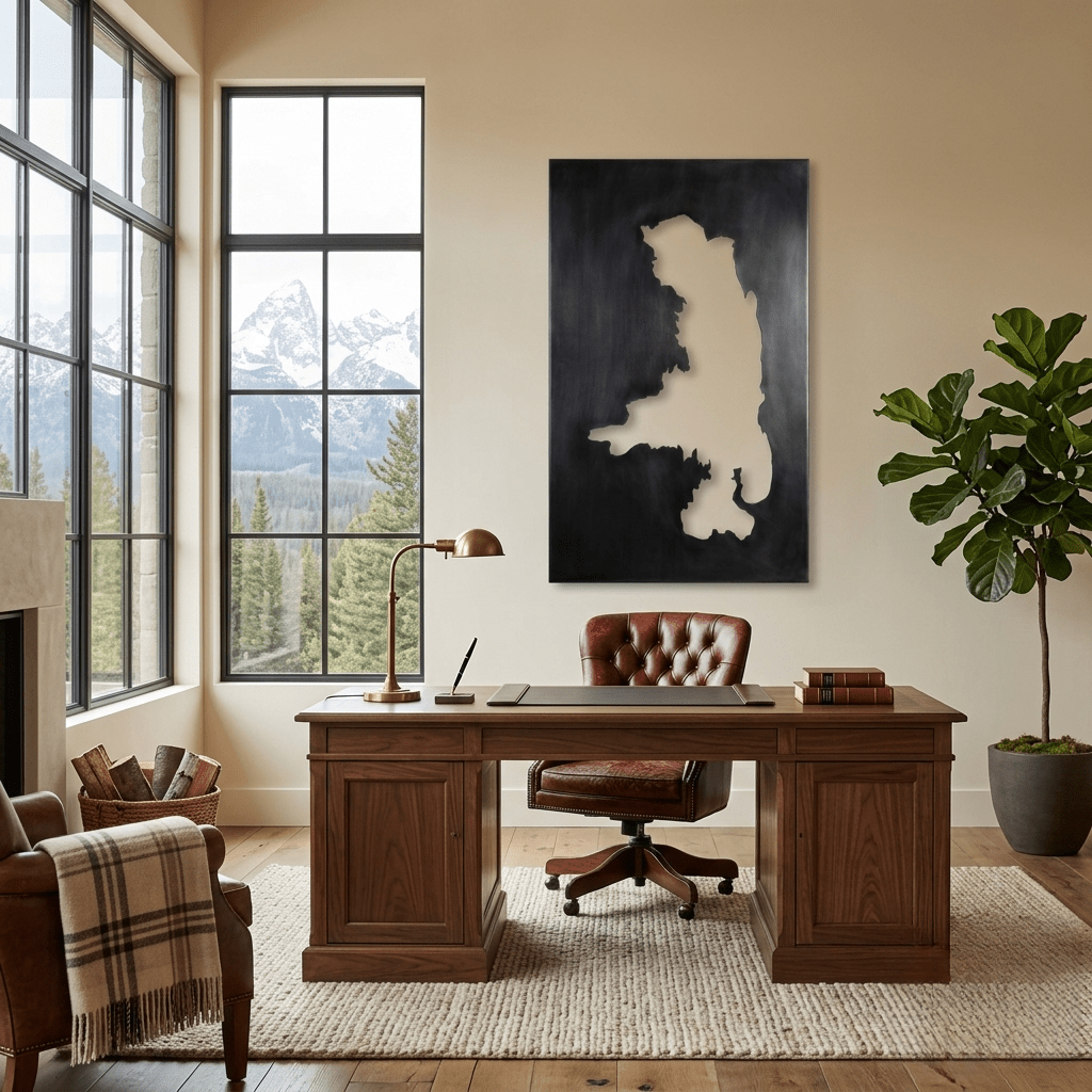 The Flathead Lake - Metal Wall Art - Forge - Anthem Classic