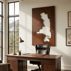 The Flathead Lake - Metal Wall Art - Oxide - Anthem Classic