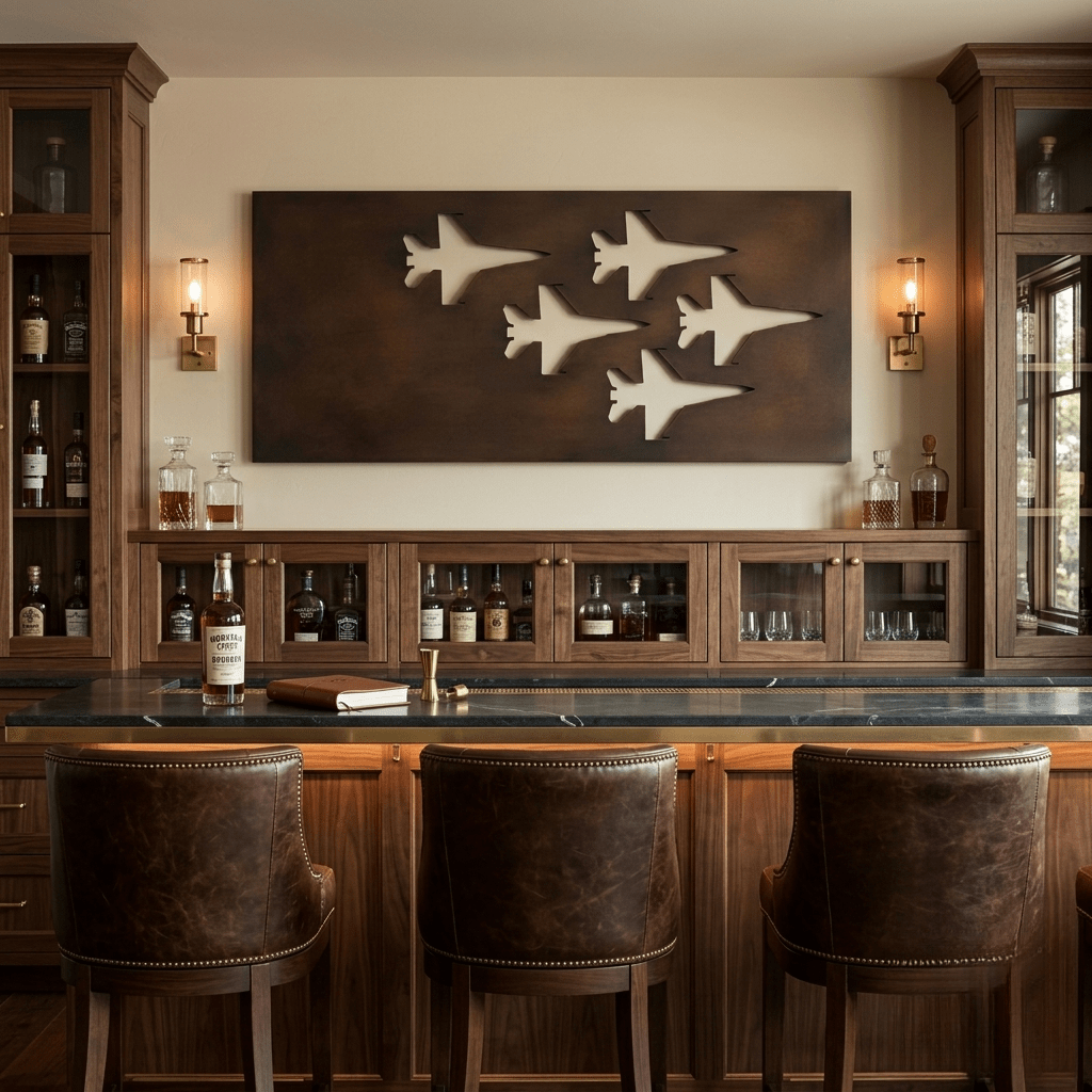 The Fleet - Metal Wall Art - Umber - Anthem Classic