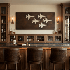 The Fleet - Metal Wall Art - Umber - Anthem Classic