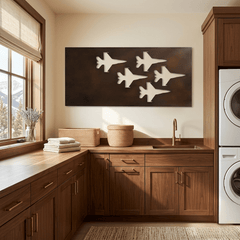 The Fleet - Metal Wall Art - Umber - Anthem Classic