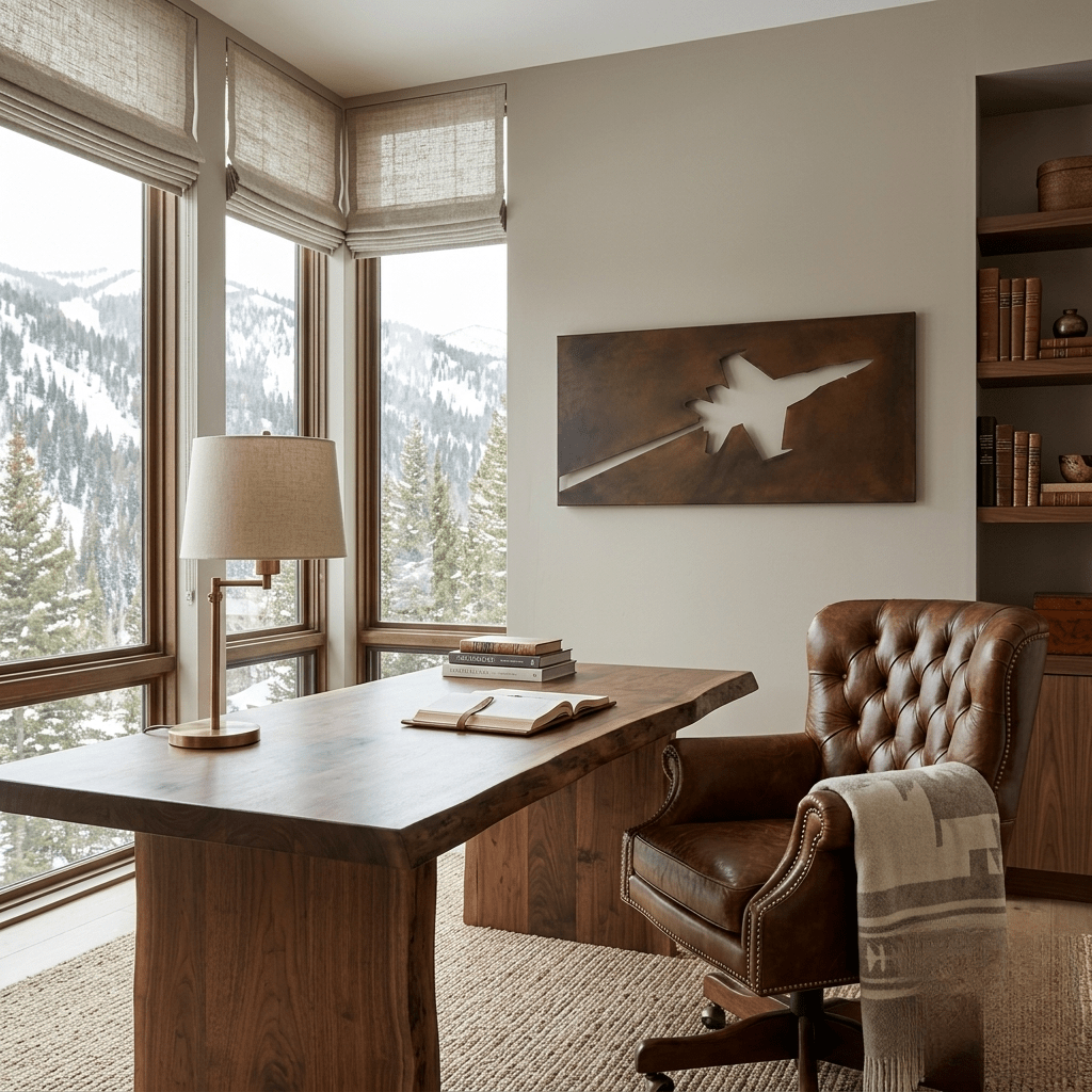 The Flight Path - Metal Wall Art - Umber - Anthem Classic