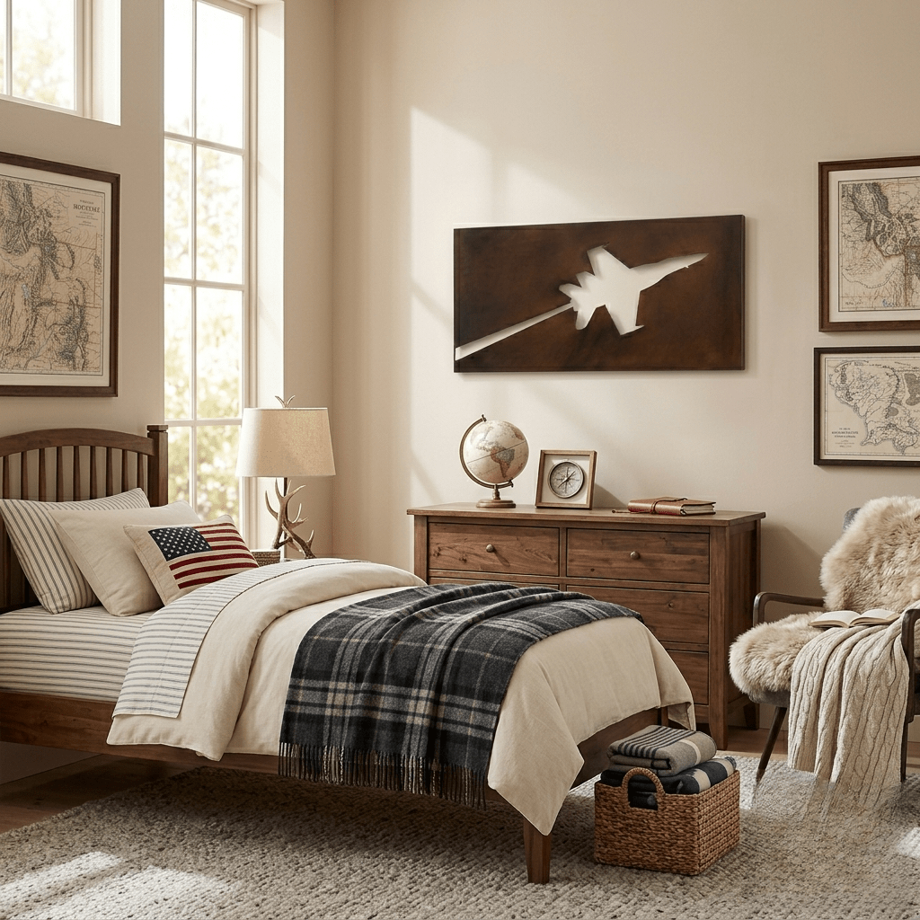 The Flight Path - Metal Wall Art - Umber - Anthem Classic