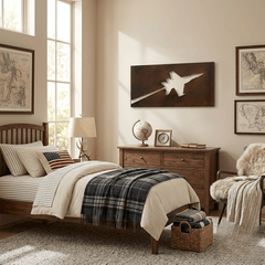 The Flight Path - Metal Wall Art - Umber - Anthem Classic