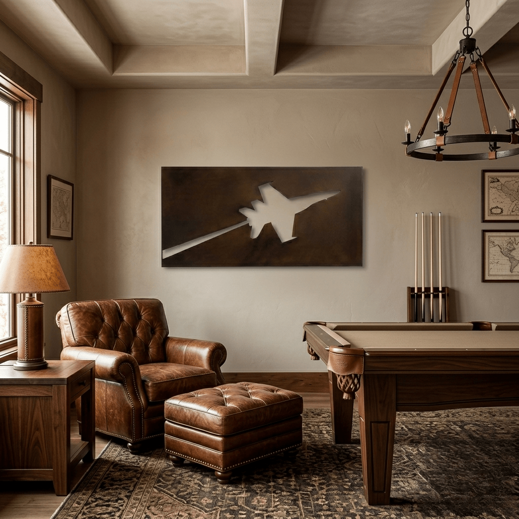 The Flight Path - Metal Wall Art - Umber - Anthem Classic