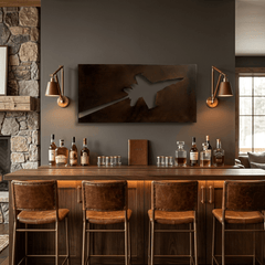 The Flight Path - Metal Wall Art - Umber - Anthem Classic