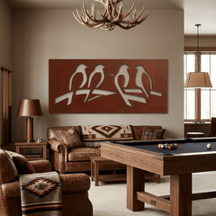 The Flock - Metal Wall Art - Oxide - Anthem Classic
