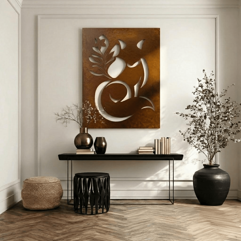 The Floral Fox - Metal Wall Art - Anthem Classic