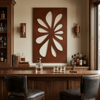 The Flourish - Metal Wall Art - Oxide