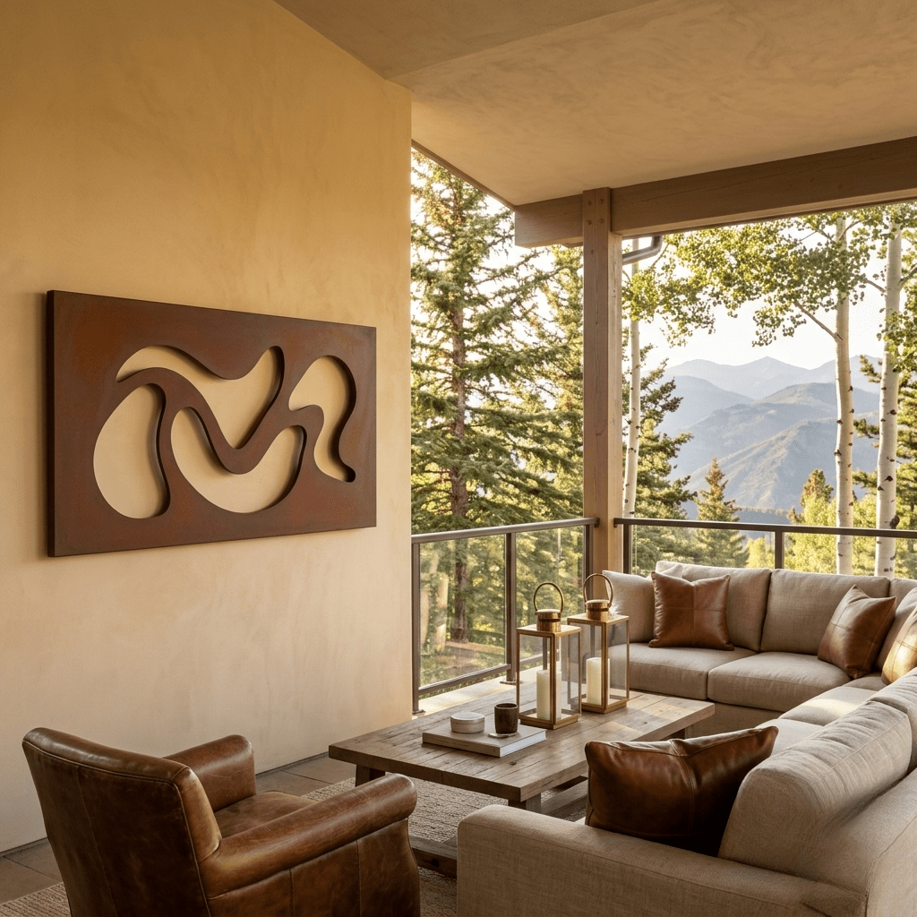 The Flow Form - Metal Wall Art - Oxide - Anthem Classic
