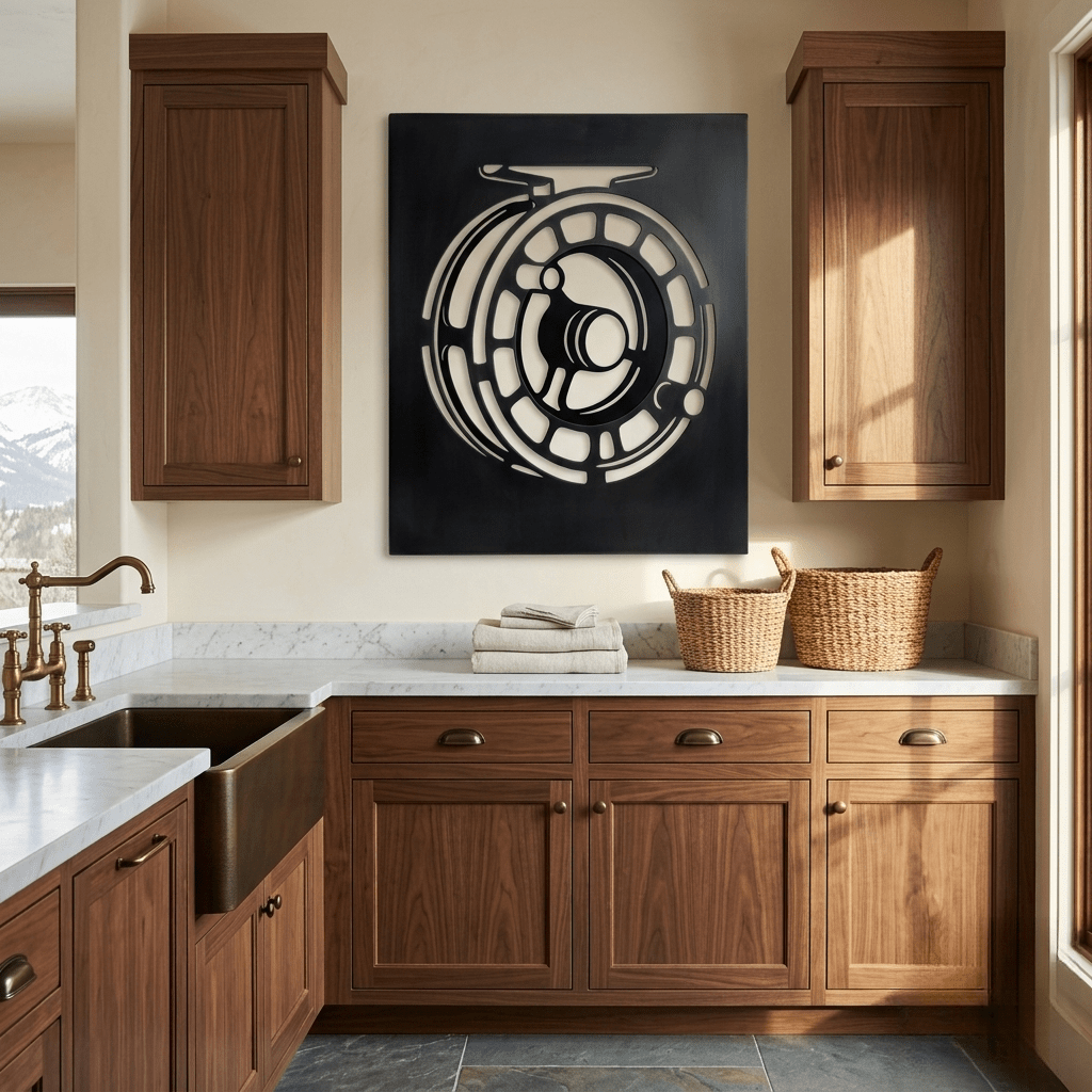 The Fly Reel - Metal Wall Art - Forge - Anthem Classic