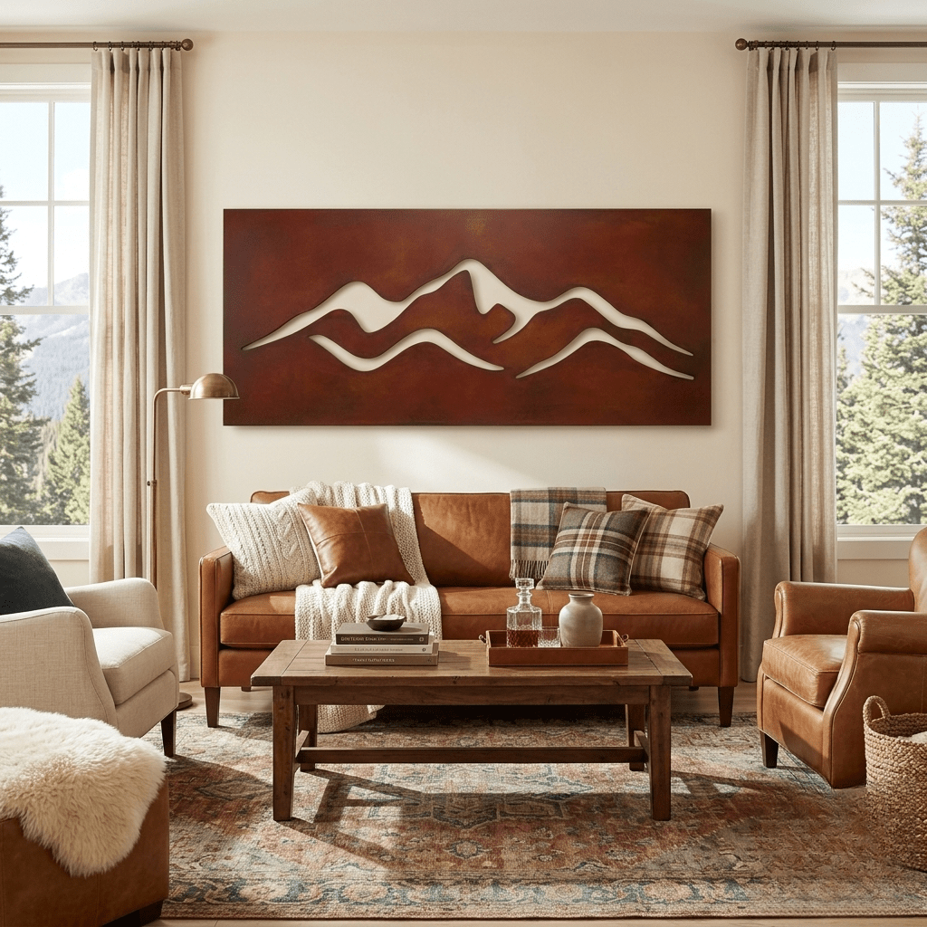 The Fold - Metal Wall Art - Oxide - Anthem Classic