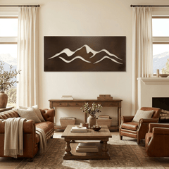 The Fold - Metal Wall Art - Umber - Anthem Classic