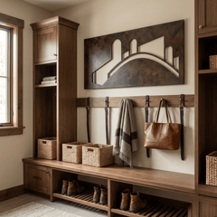 The Form Work - Metal Wall Art - Umber - Anthem Classic