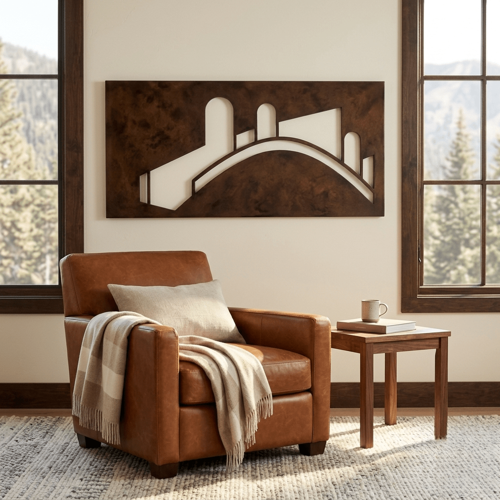 The Form Work - Metal Wall Art - Umber - Anthem Classic