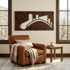 The Form Work - Metal Wall Art - Umber - Anthem Classic
