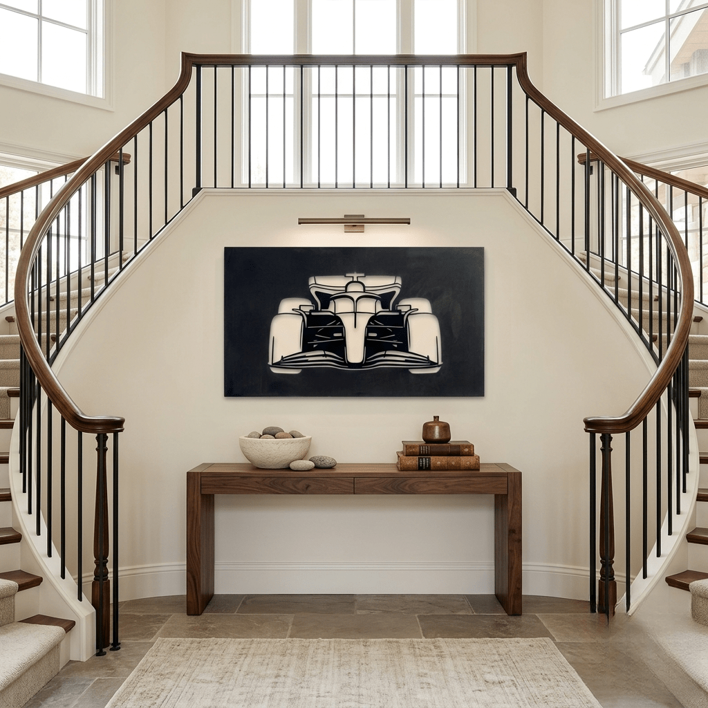 The Formula Race Car - Metal Wall Art - Forge - Anthem Classic