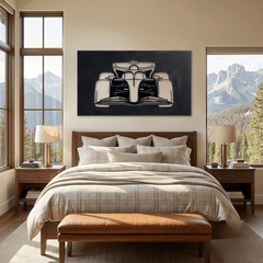 The Formula Race Car - Metal Wall Art - Forge - Anthem Classic