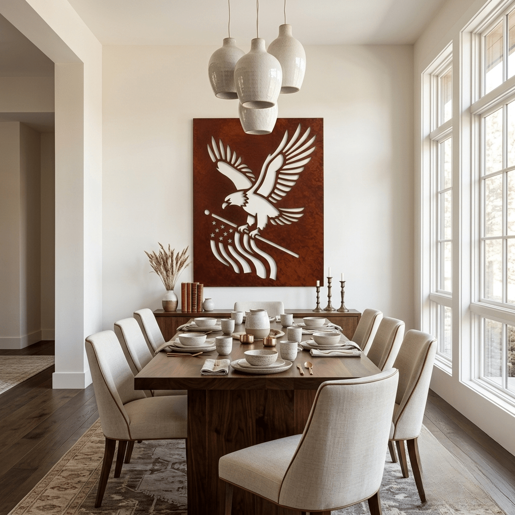 The Freedom Eagle - Metal Wall Art - Oxide - Anthem Classic