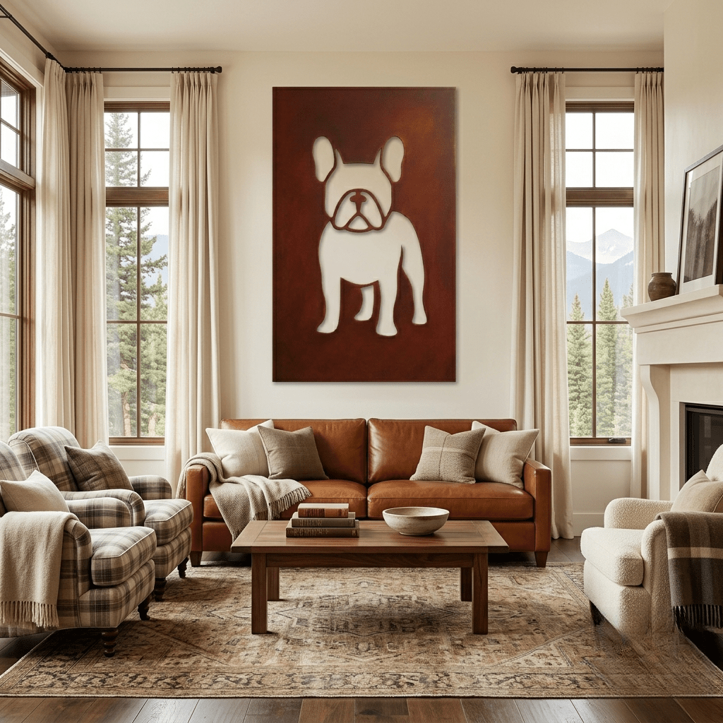 The Frenchie - Metal Wall Art - Oxide - Anthem Classic