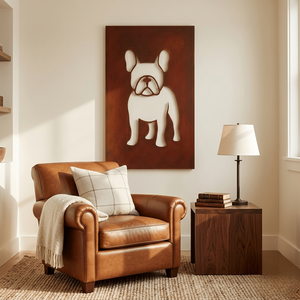 The Frenchie - Metal Wall Art - Oxide - Anthem Classic